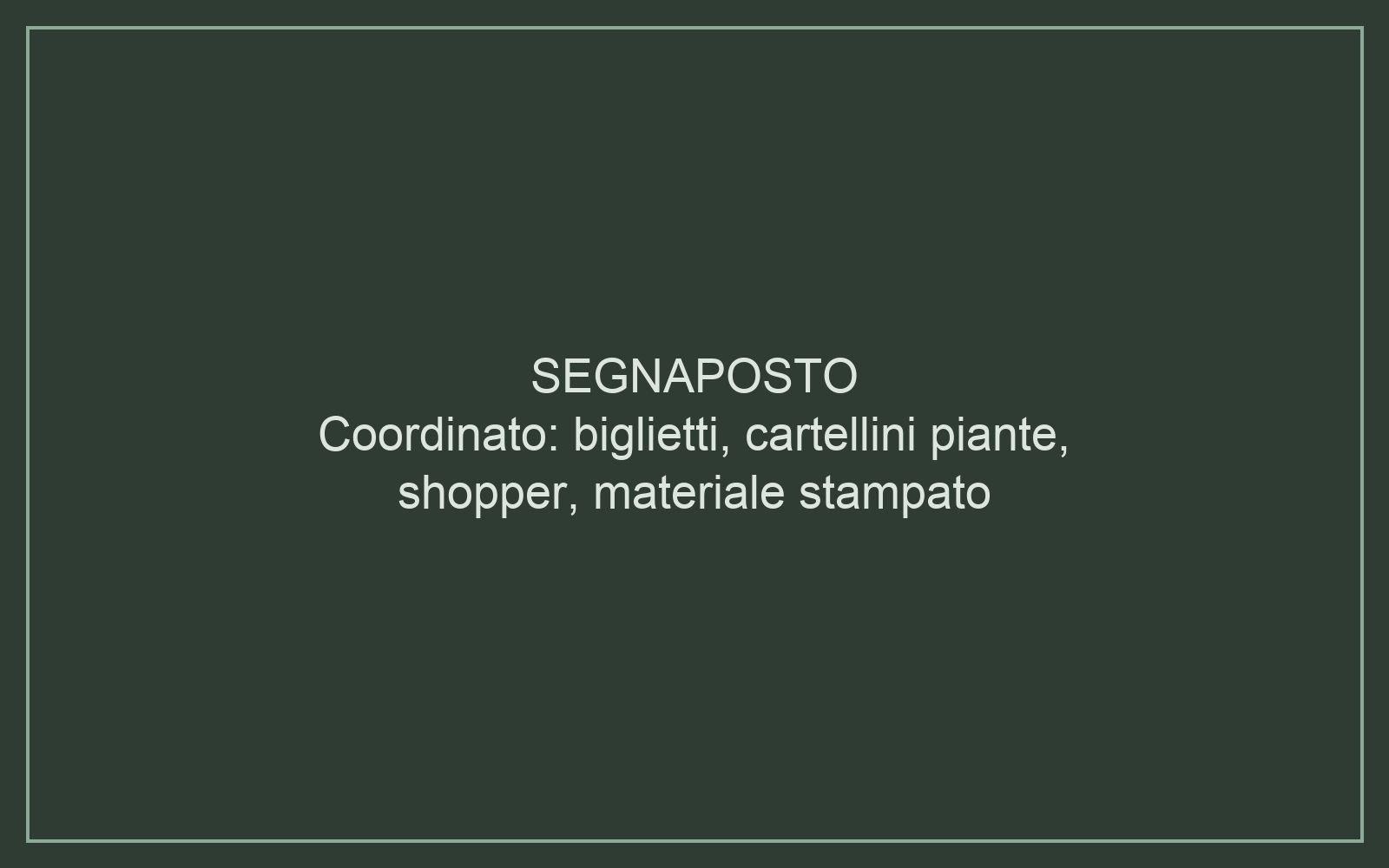 Materiale stampato coordinato